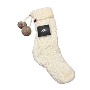 UGG Red Christmas Stocking with Poms